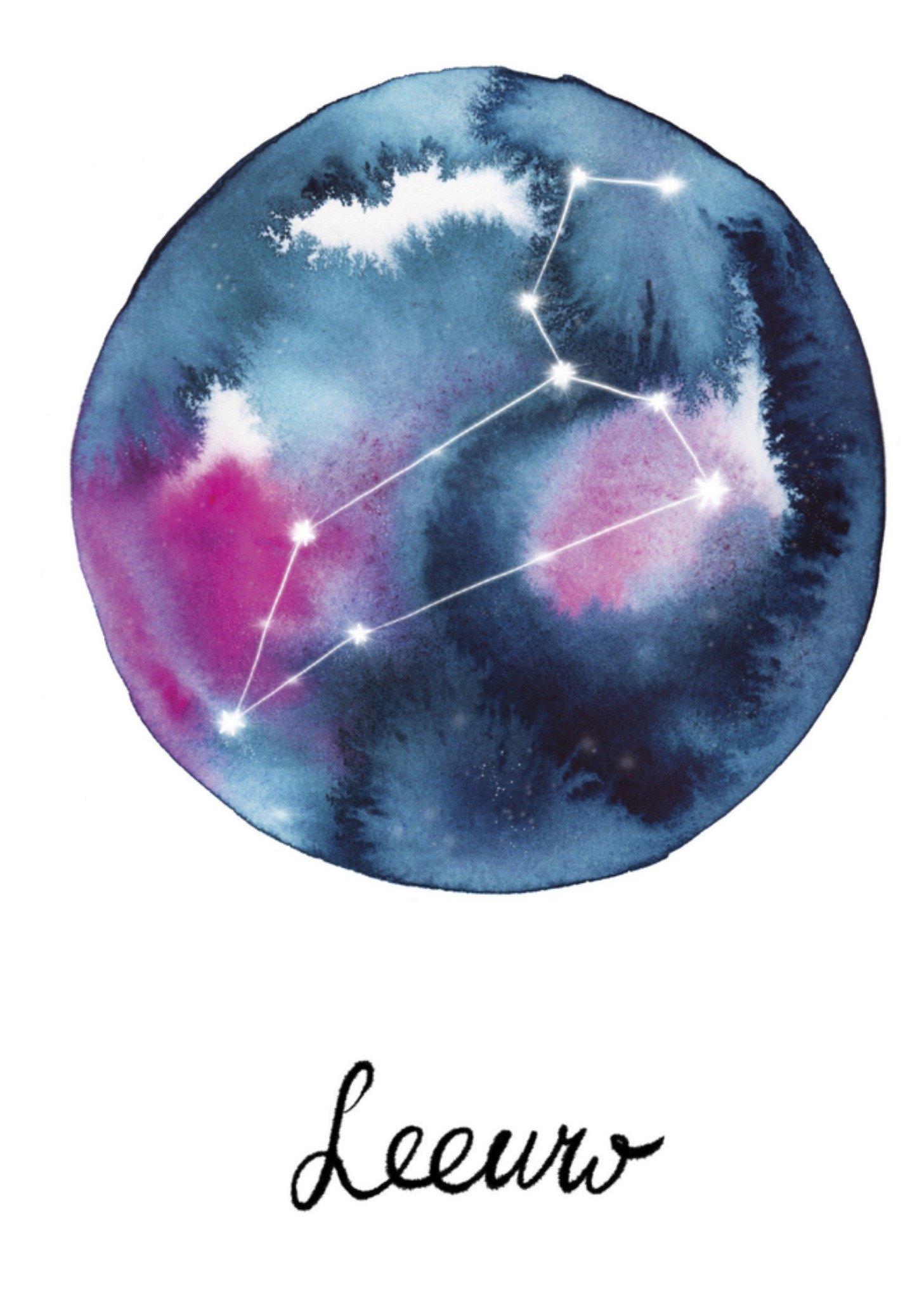 Verjaardagskaart leeuw Kaart Marie Bodié