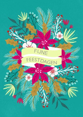 Dalia Clark Design | Kerstkaart | Fijne feestdagen