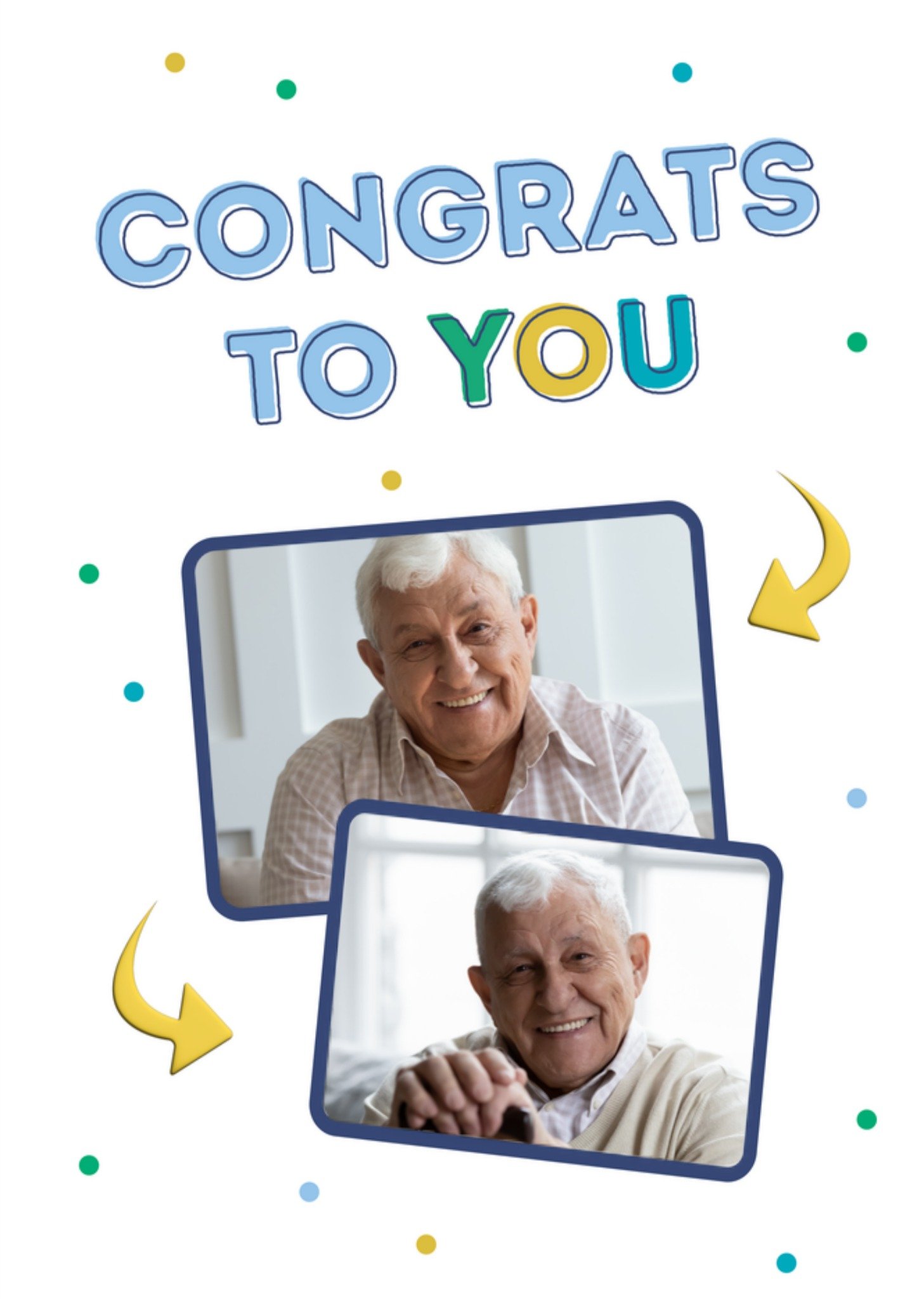 Verjaardagskaart Congrats to you Greetz