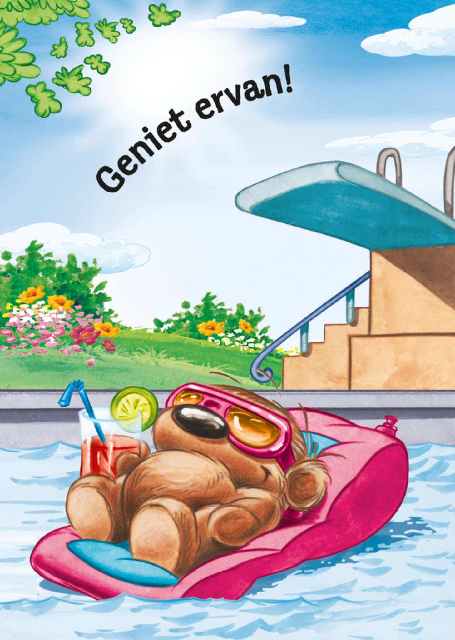 Vakantiekaart zwembad Kaart TMS