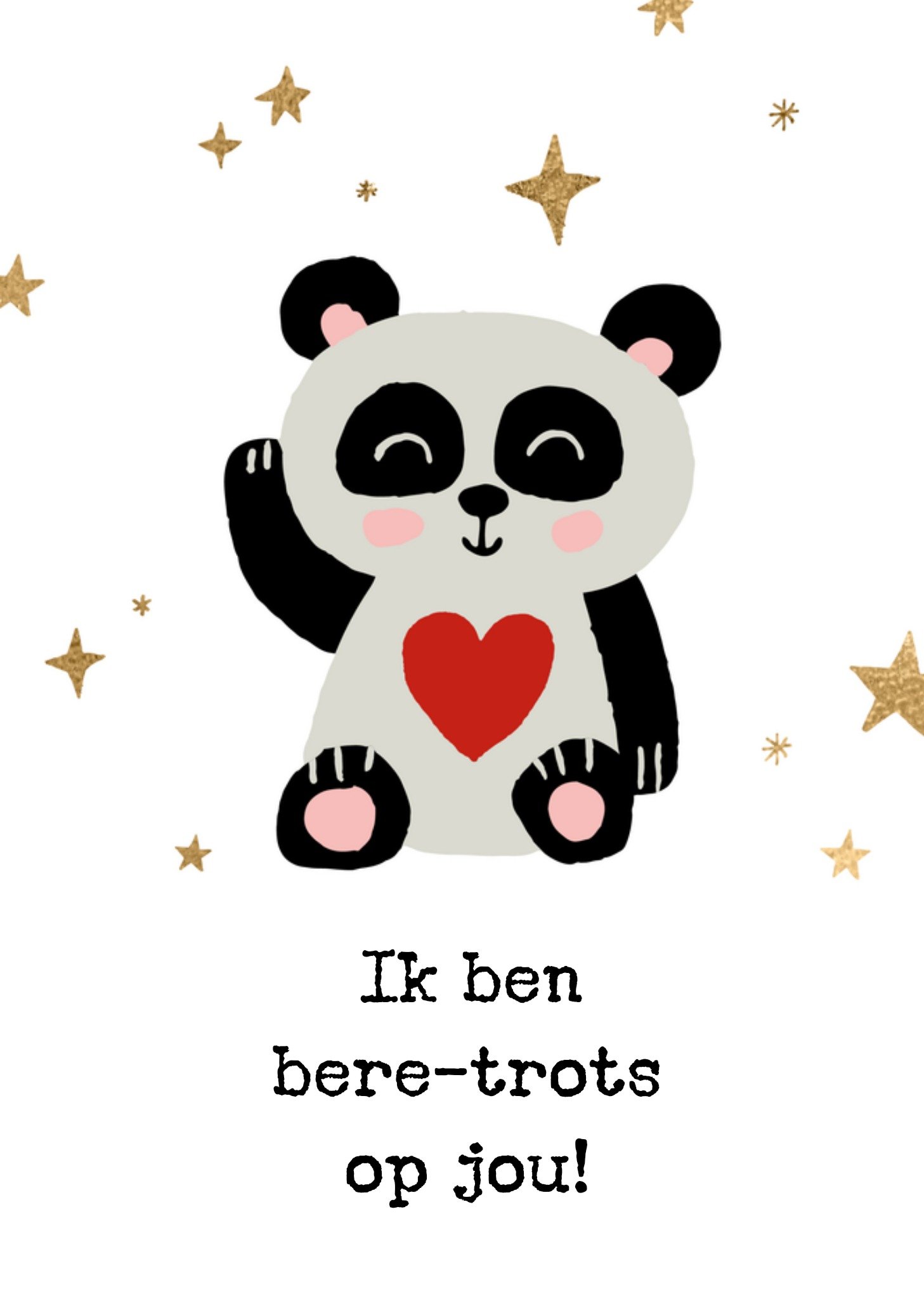 Greetz Valentijnskaart Bere-trots Standard Card