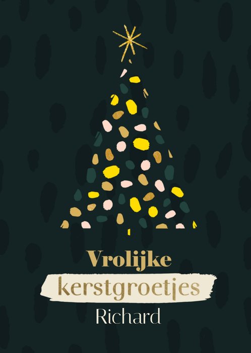 Greetz | Kerstkaart | met aanpasbare naam