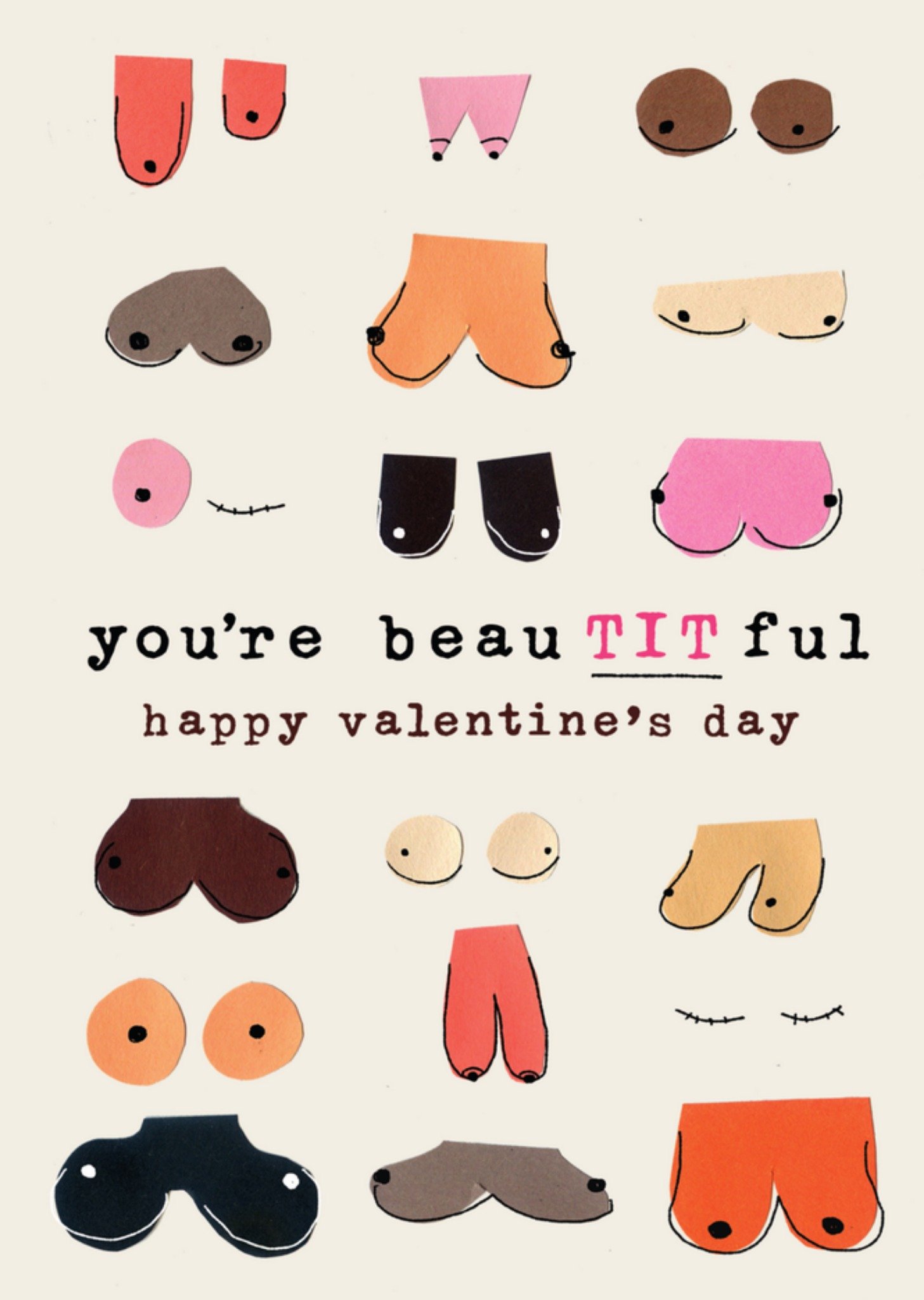 Greetz Valentijnskaart tits Standard Card