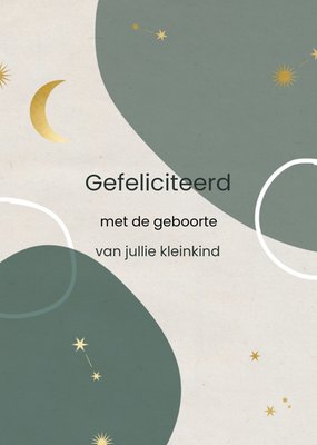 Greetz | Geboortekaart | Maan en de sterren