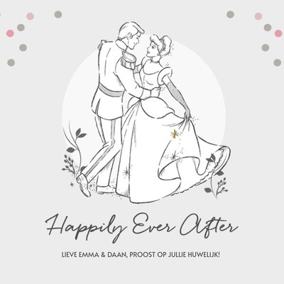 Disney | Huwelijkskaart | Prinses | Happily ever after