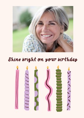 Greetz | Verjaardagskaart | Shine Bright On You Birthday | Fotokaart