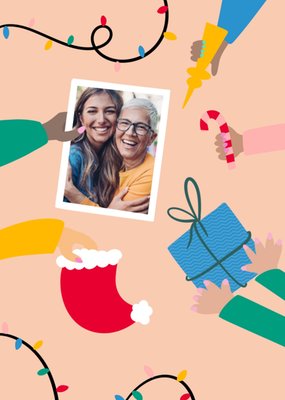 Greetz | Kerstkaart | Met foto | Feestelijk