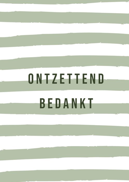 Bedankt kaart | Zakelijk