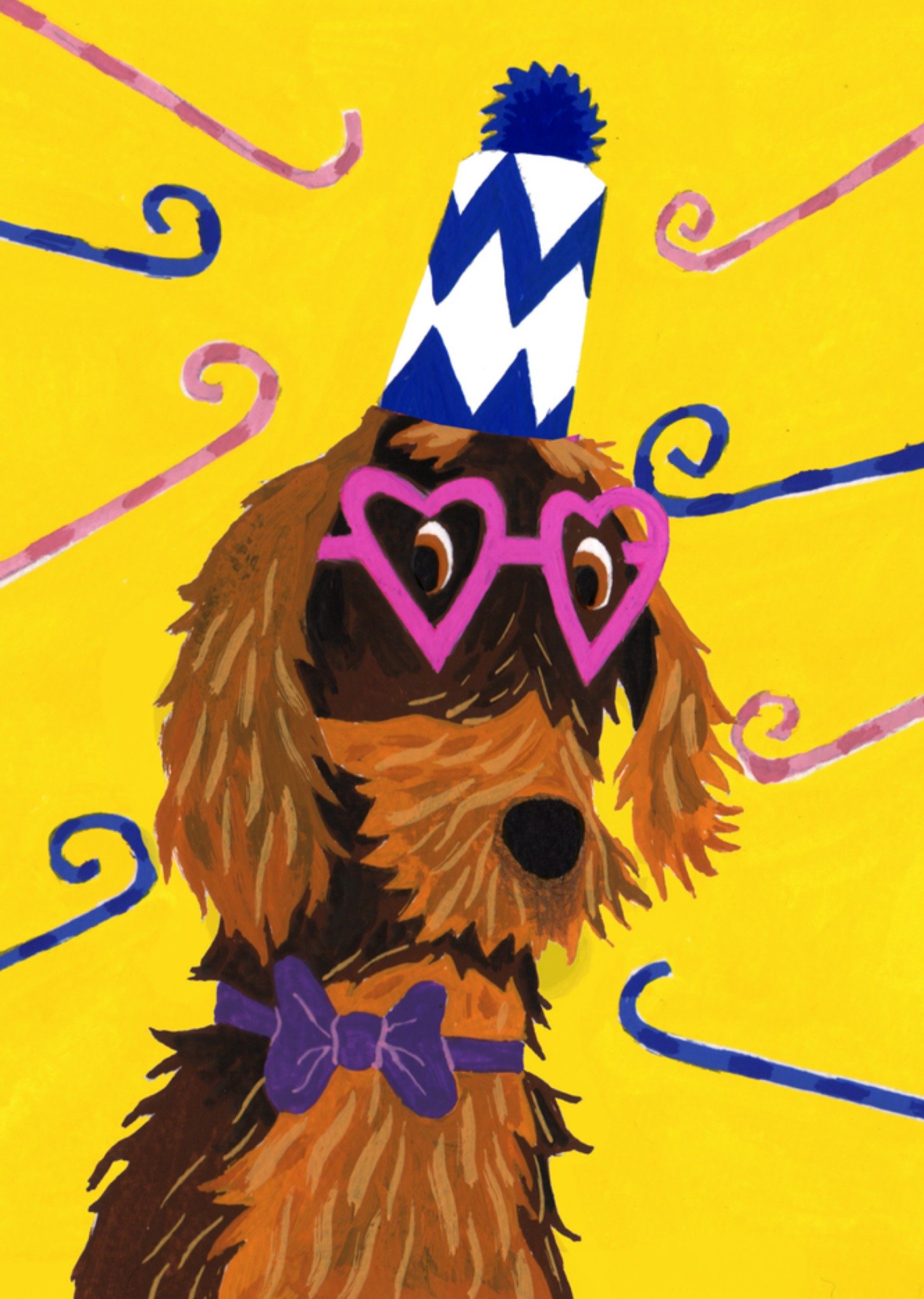 Verjaardagskaart Gefeliciteerd Teckel Kaart Noëlle Smit