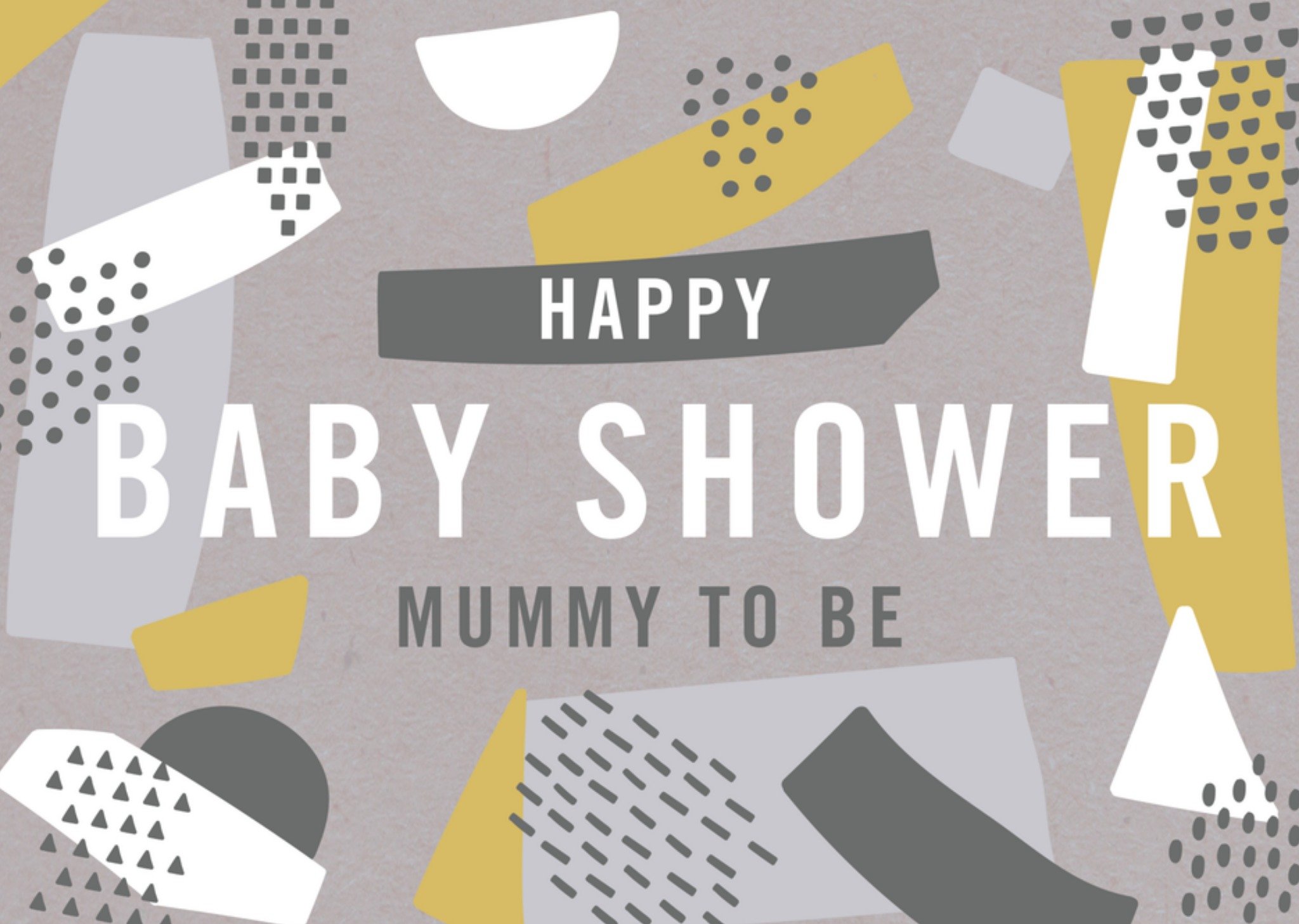 Babyshower mummy to be Kaart Greetz