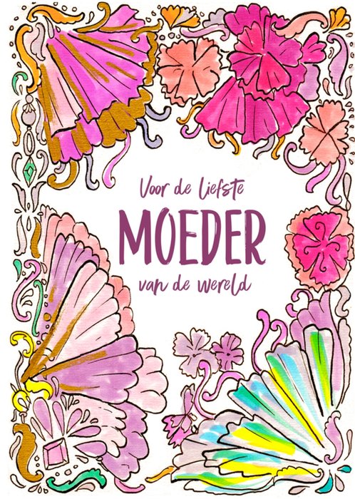  Jill | Moederdagkaart | bloem