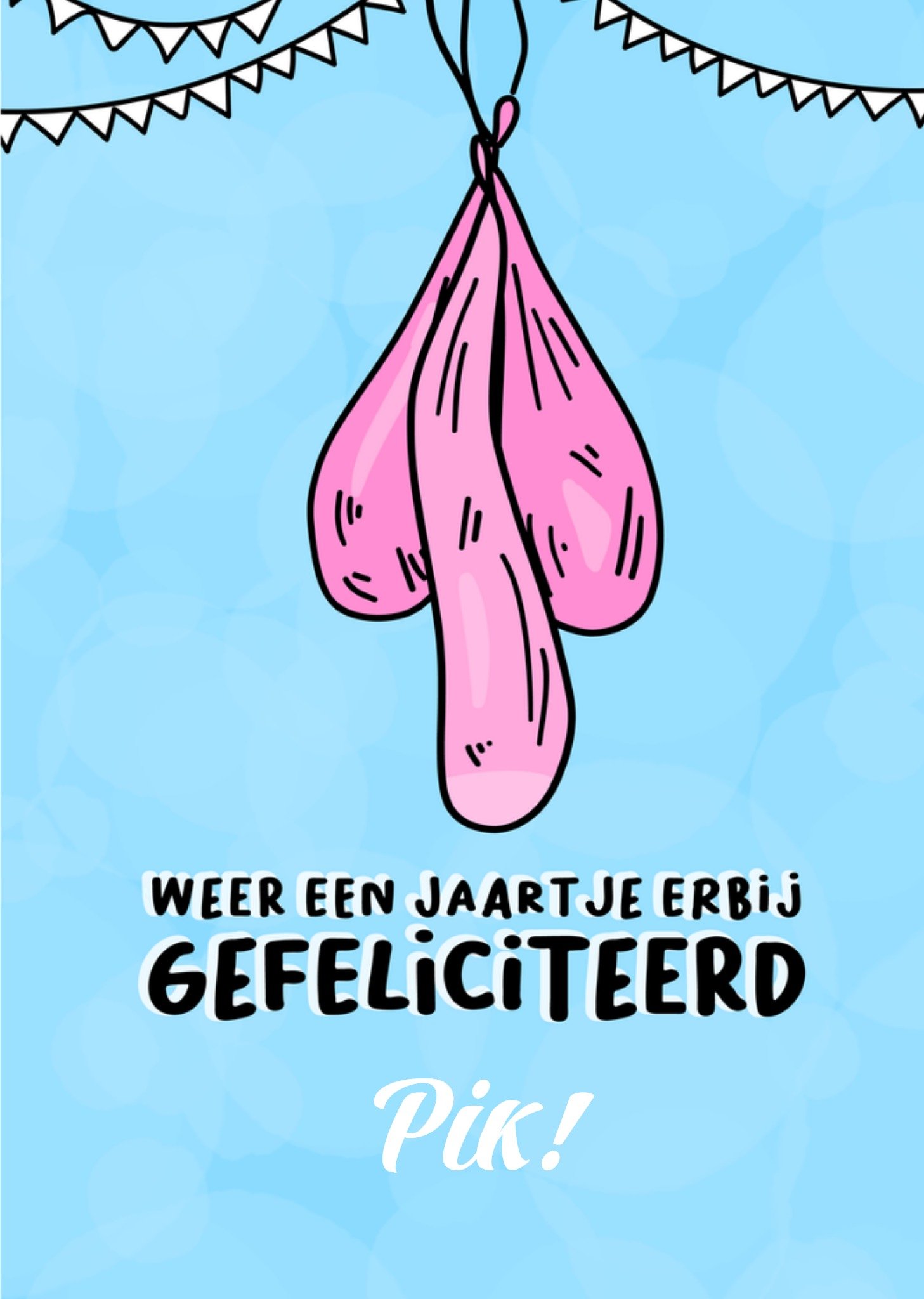 Verjaardagskaart Humor Kaart Liefs Jansje