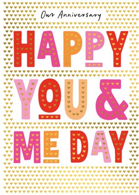 Abacus| Jubileum kaart | Happy You And Me Day