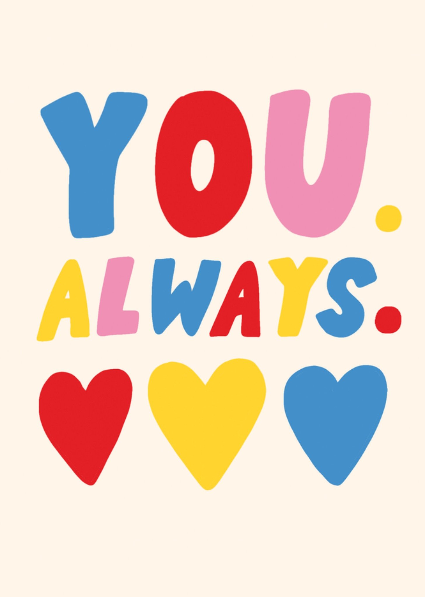 Valentijnskaart you always Kaart UK Greetings