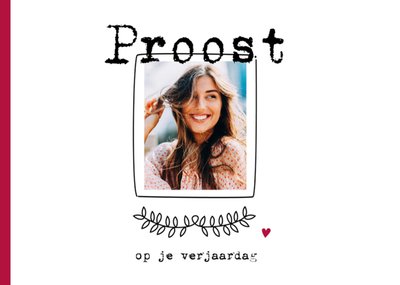 Paperclip | Verjaardagskaart | Proost