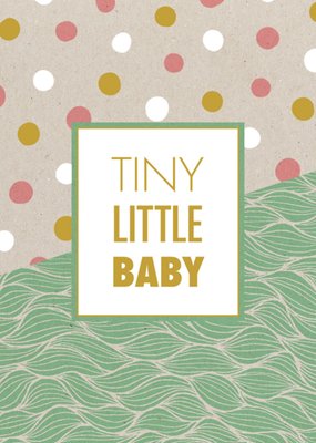 Paperclip | Geboortekaart | Tiny little baby