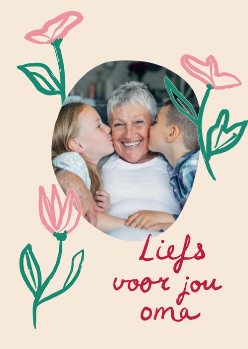 Greetz | Valentijnskaart | Bloemen | Liefs voor jou Oma