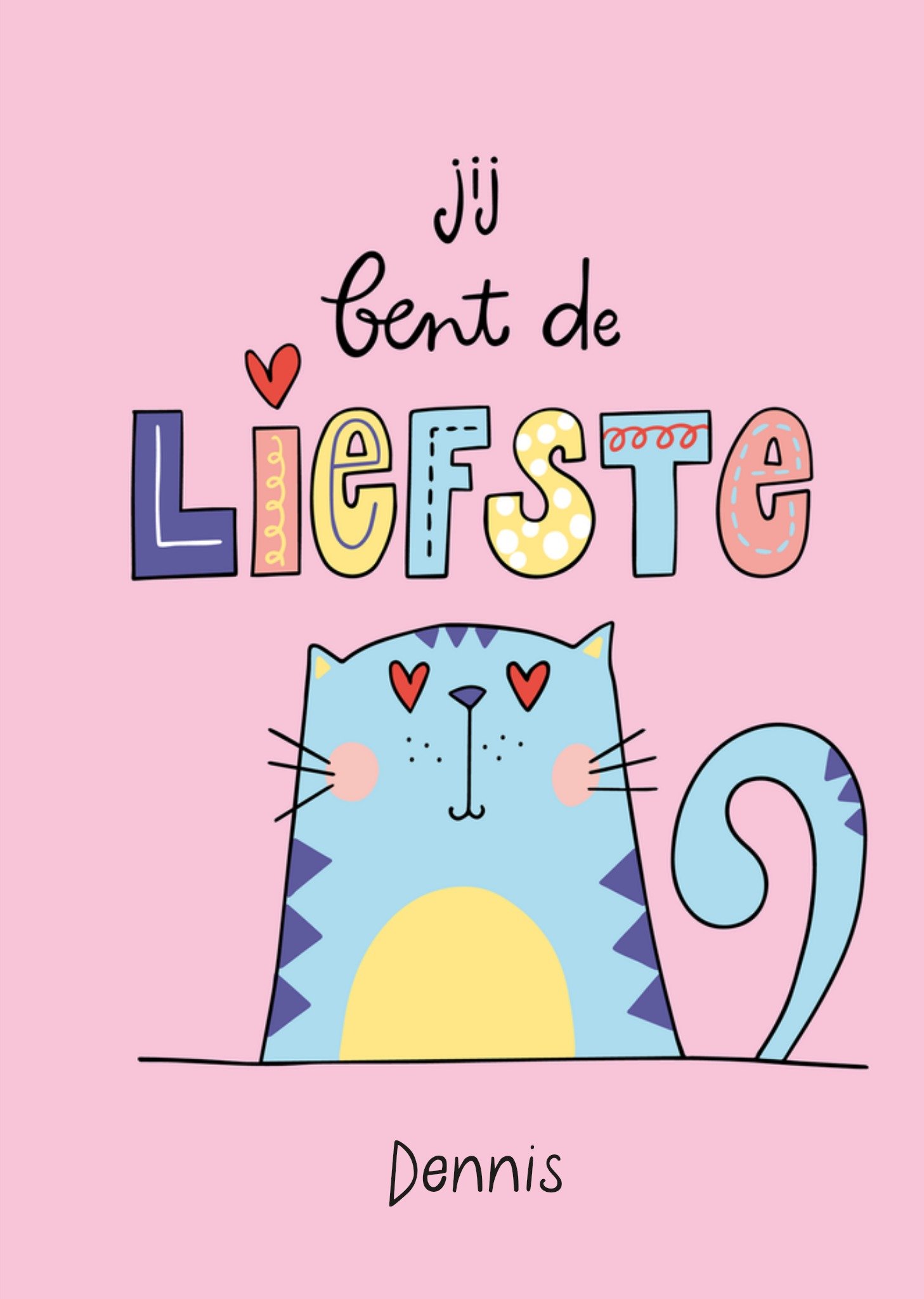 Valentijnskaart jij bent de liefste Kaart Funny Side Up