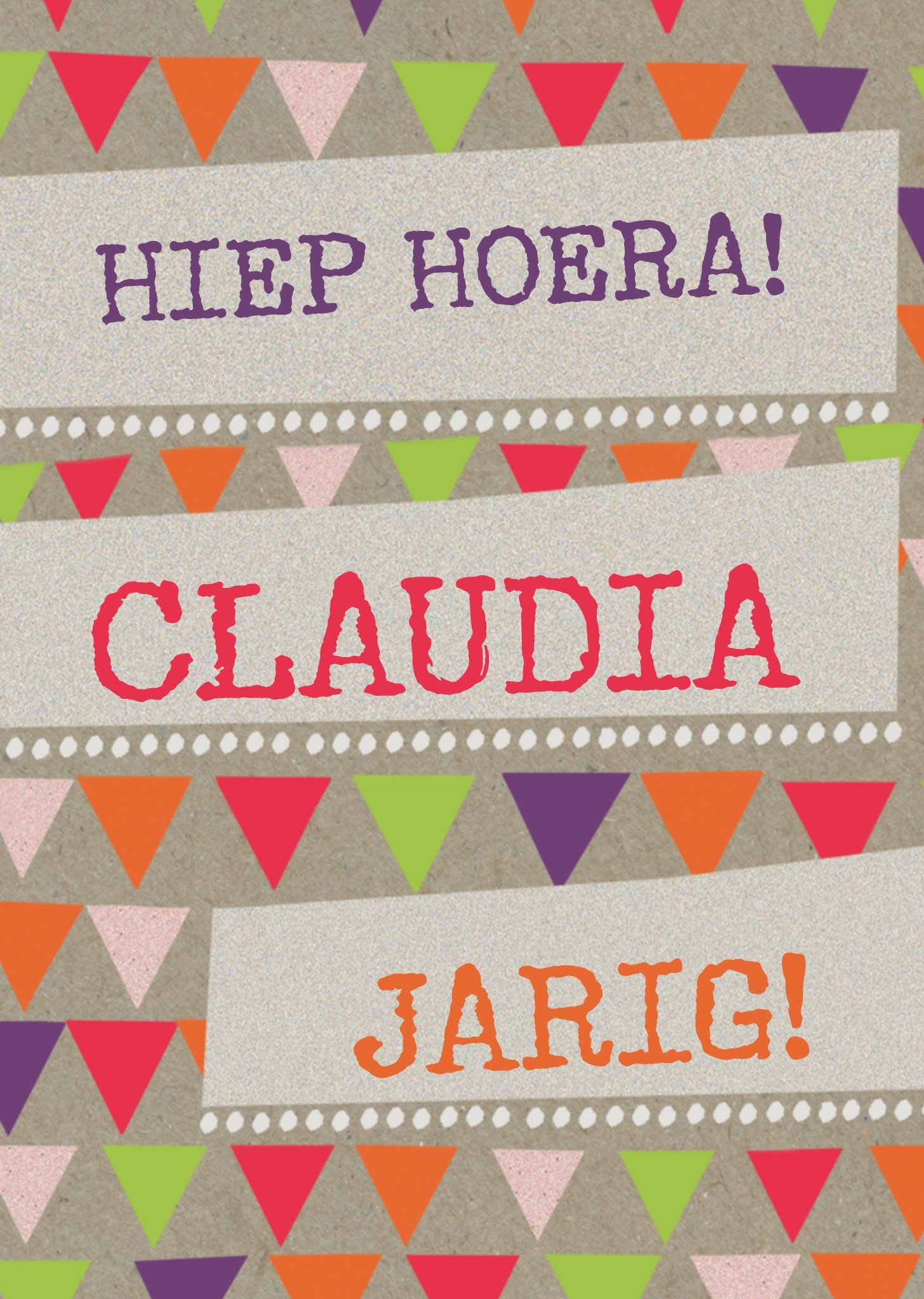 Hiep Hoera Kaart TMS