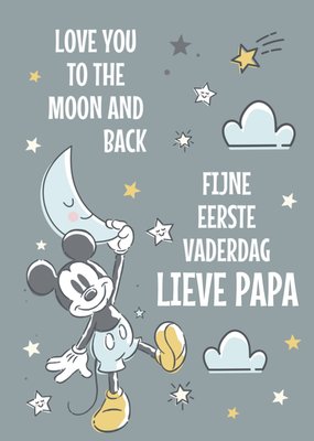 Disney | Vaderdagkaart | Mickey Mouse | Fijne Eerste Vaderdag