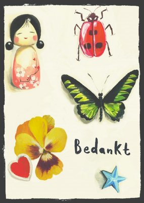 Sooshichacha | Bedanktkaart | illustratie