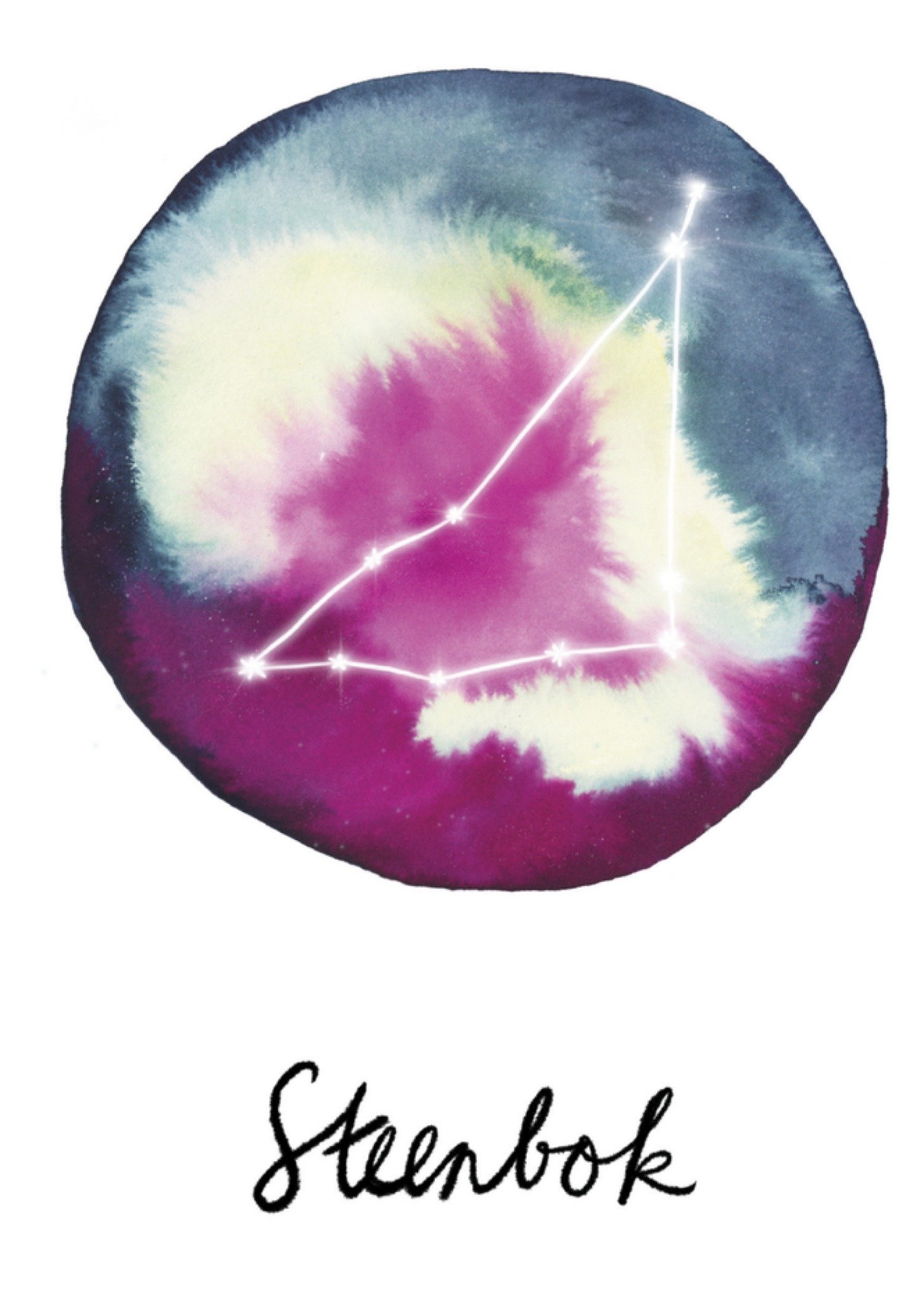 Verjaardagskaart steenbok Kaart Marie Bodié