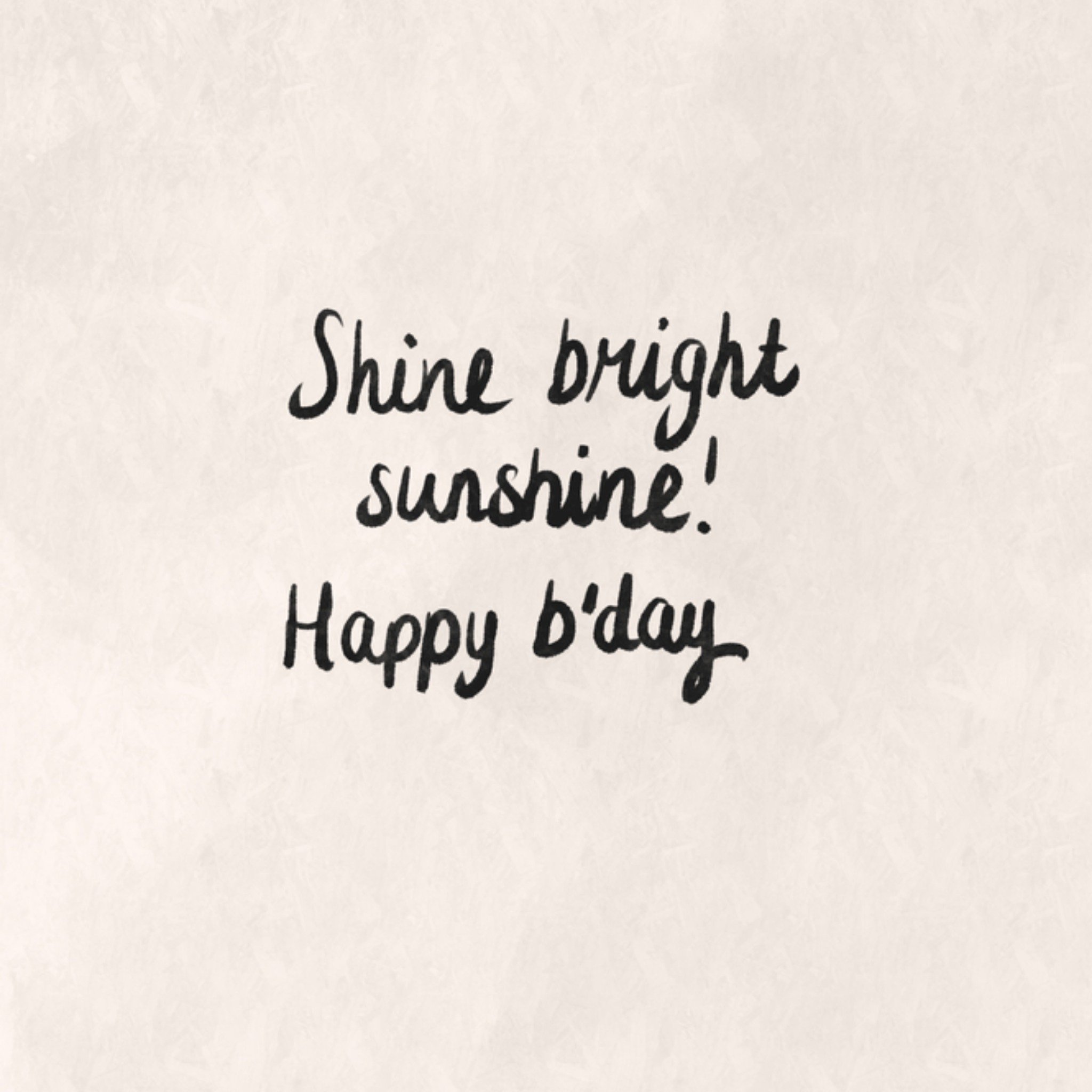 Greetz Verjaardagskaart sunshine Vierkant