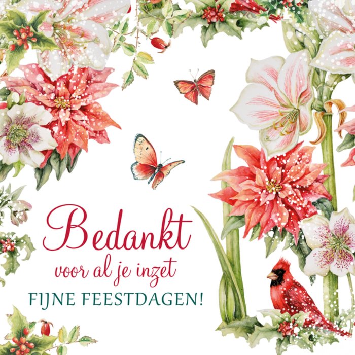 Janneke Brinkman | Kerstkaart | bedankt