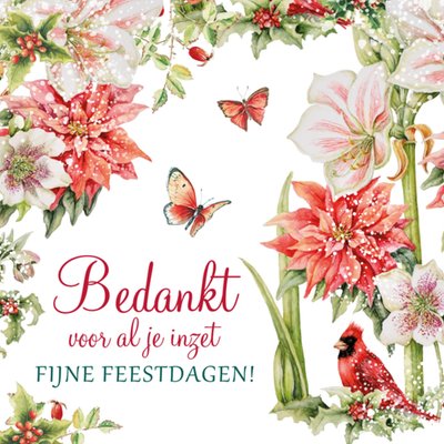 Janneke Brinkman | Kerstkaart | bedankt