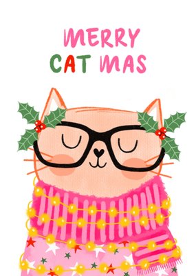 Marieke Witke | Kerstkaart | Merry Catmas | Lief