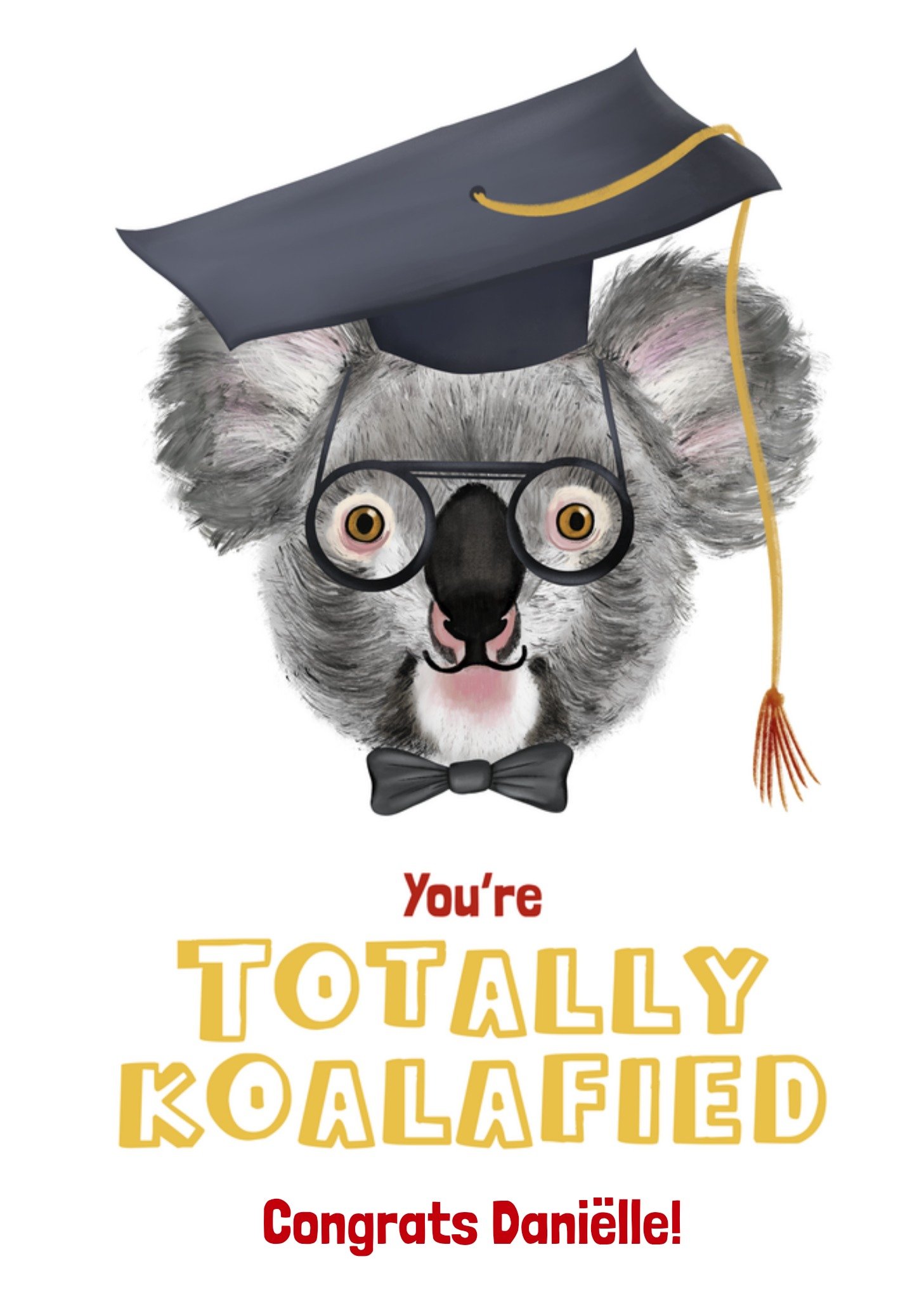 Fishuals Patricia Hooning Geslaagd kaart Koalafied Standard Card