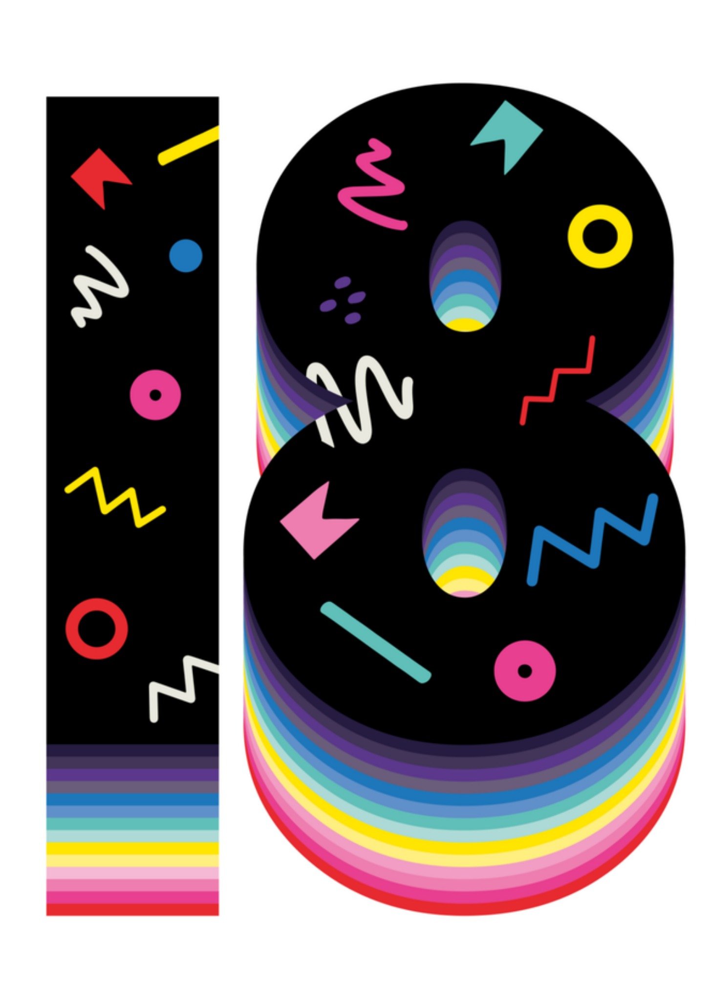 Verjaardagskaart 18 Kaart Papagrazi