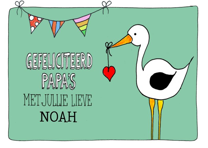 Sandysign | Geboortekaart | Papa's