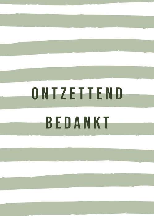 Bedankt kaart | Zakelijk
