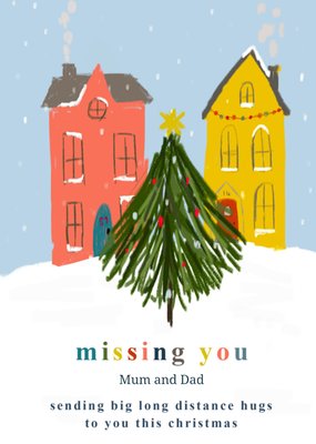 Greetz | Kerstkaart | missing you mum and dad