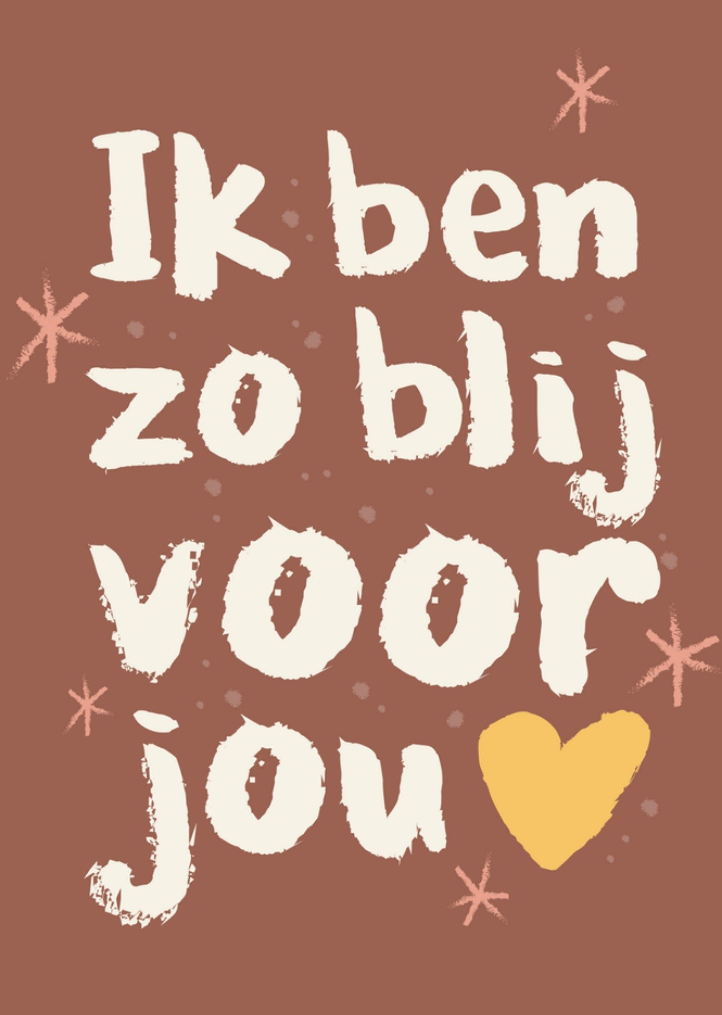 Greetz Valentijnskaart zo blij voor jou Standard Card