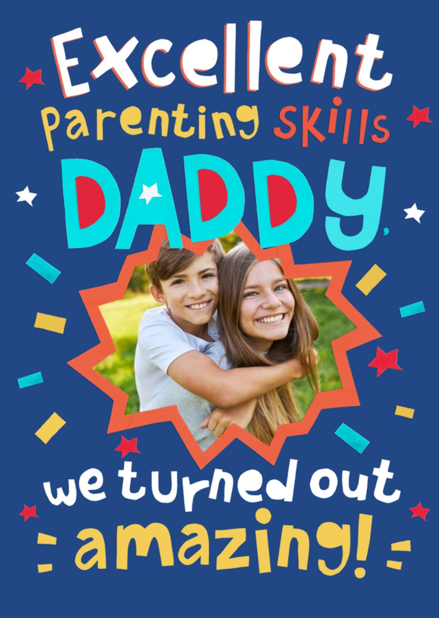 Vaderdagkaart Excellent parenting skills daddy Kaart Greetz