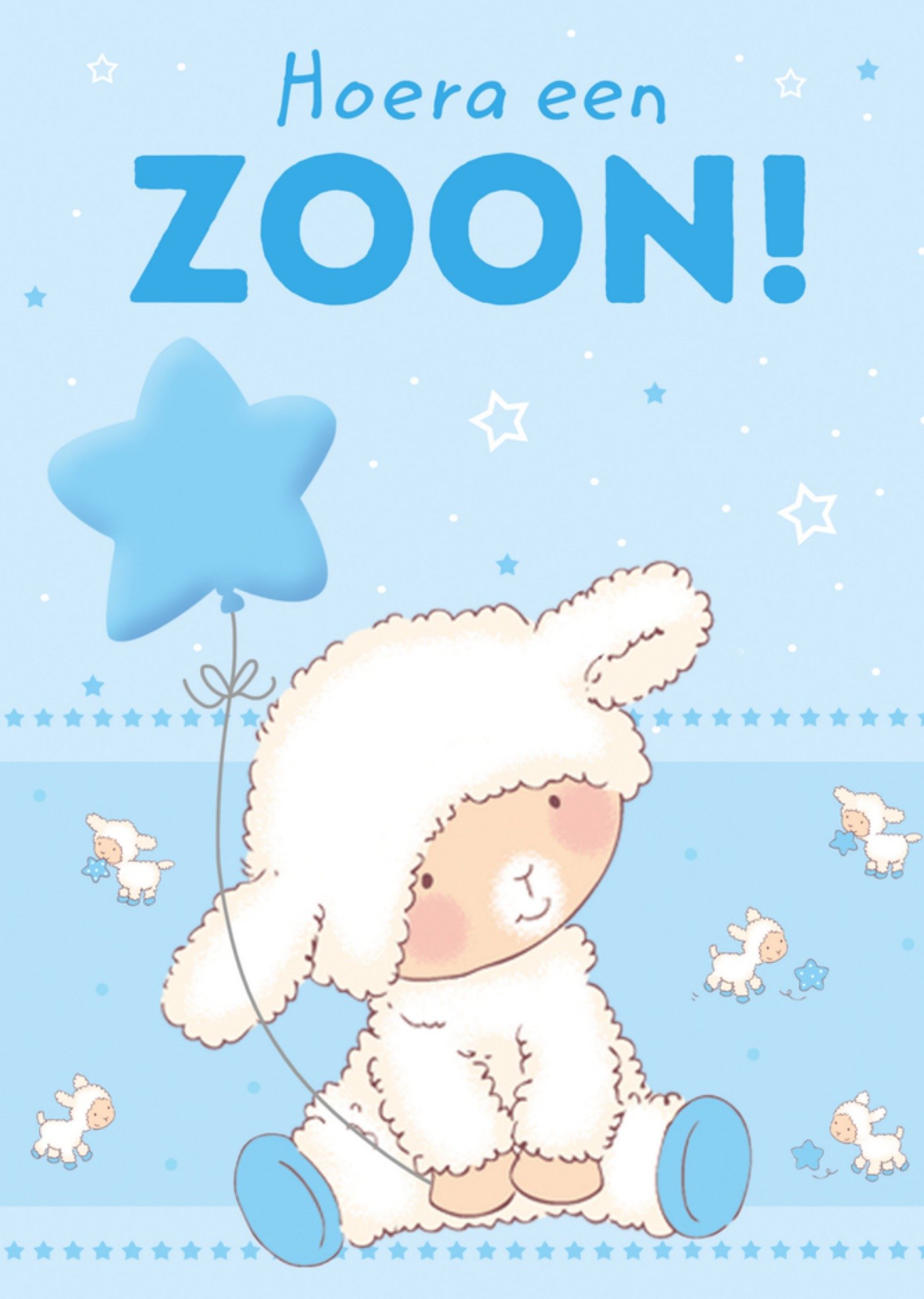 Geboortekaart Jongen Lammetje Kaart TMS
