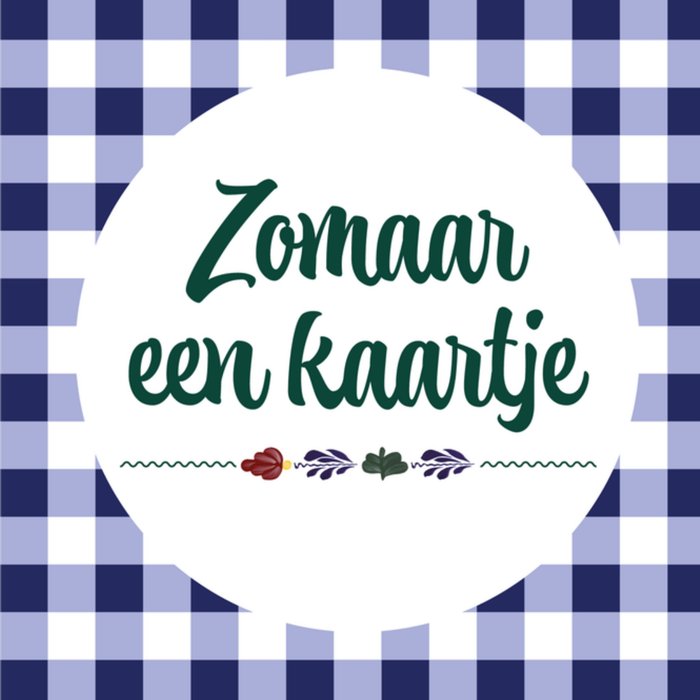 Boerenbont | Zomaar kaart | Voor hem