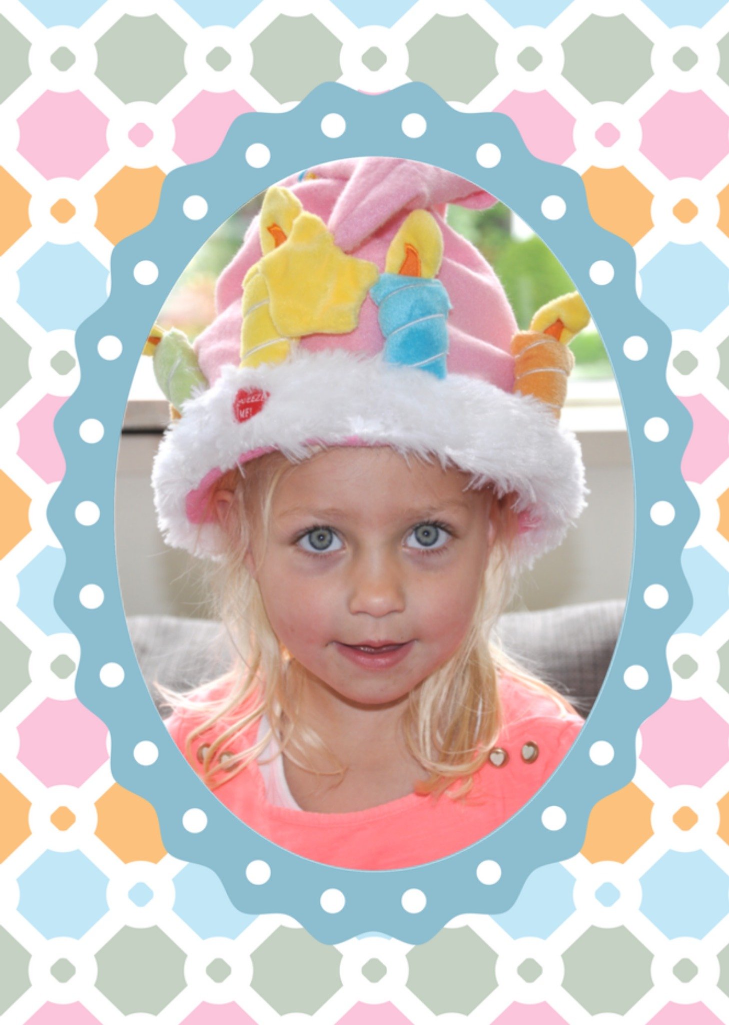 Fotokaart pastelkleuren Kaart Greetz