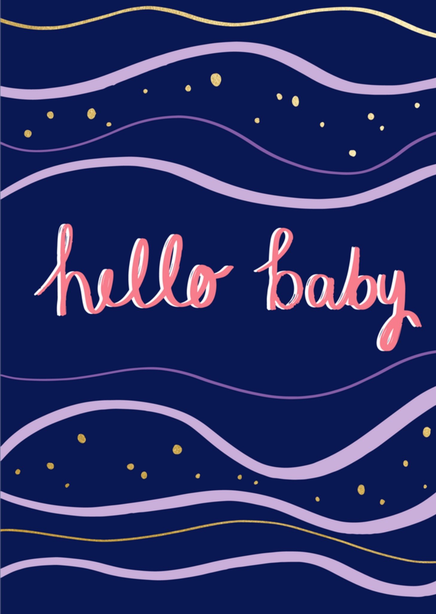 Geboortekaart Hello baby Kaart Greetz