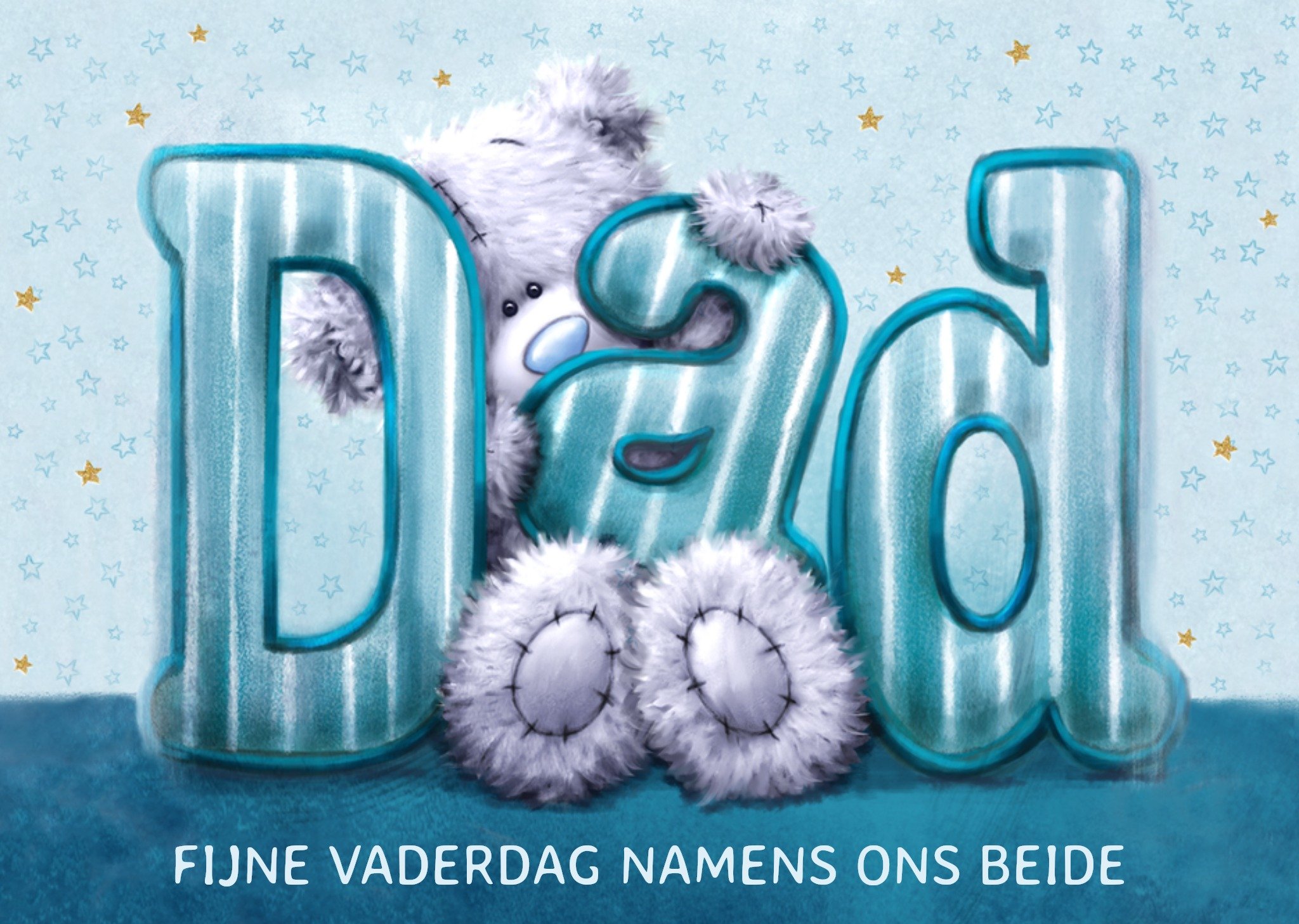 Vaderdagkaart Tatty Teddy Dad Kaart Me to You