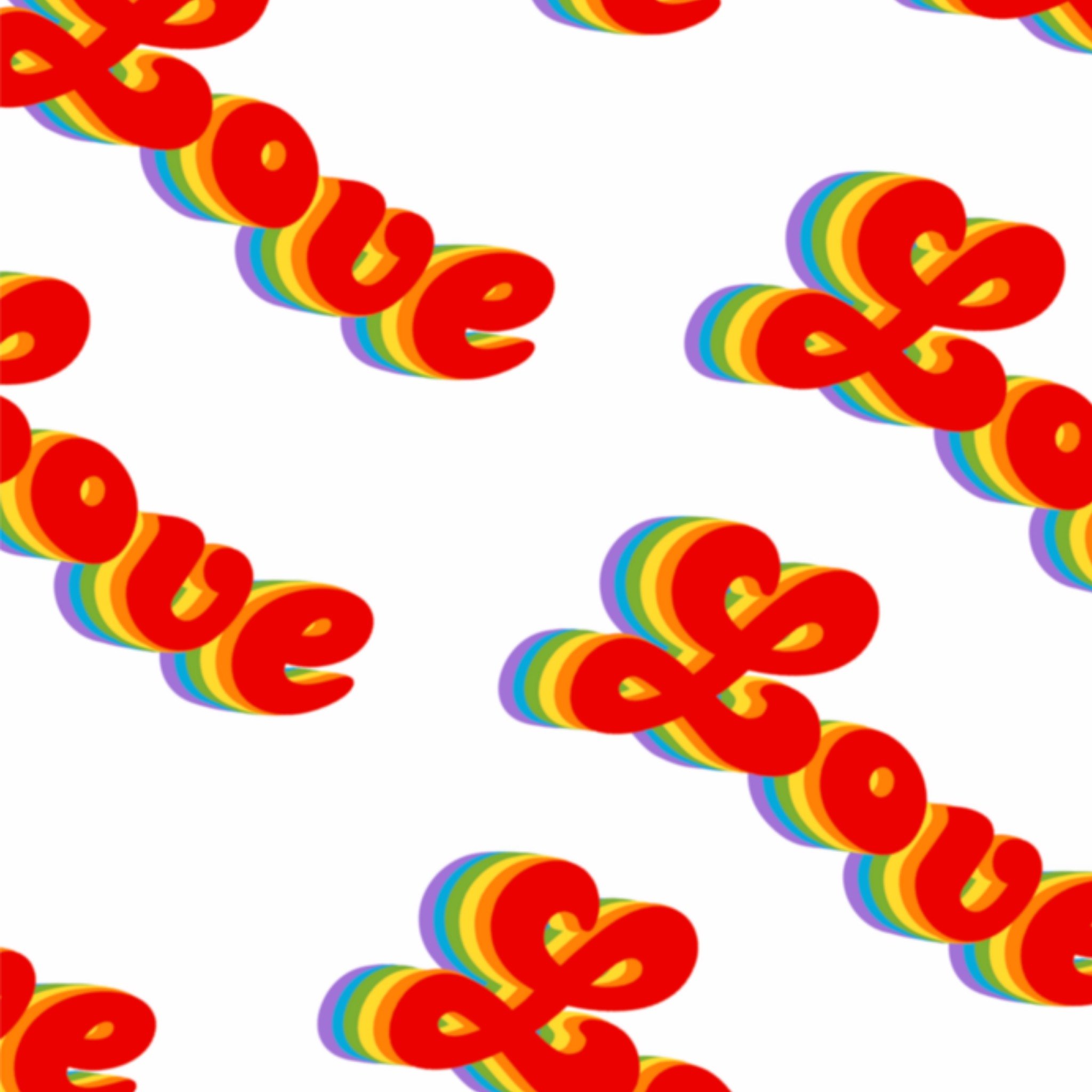 Greetz Pride kaart Love Vierkant