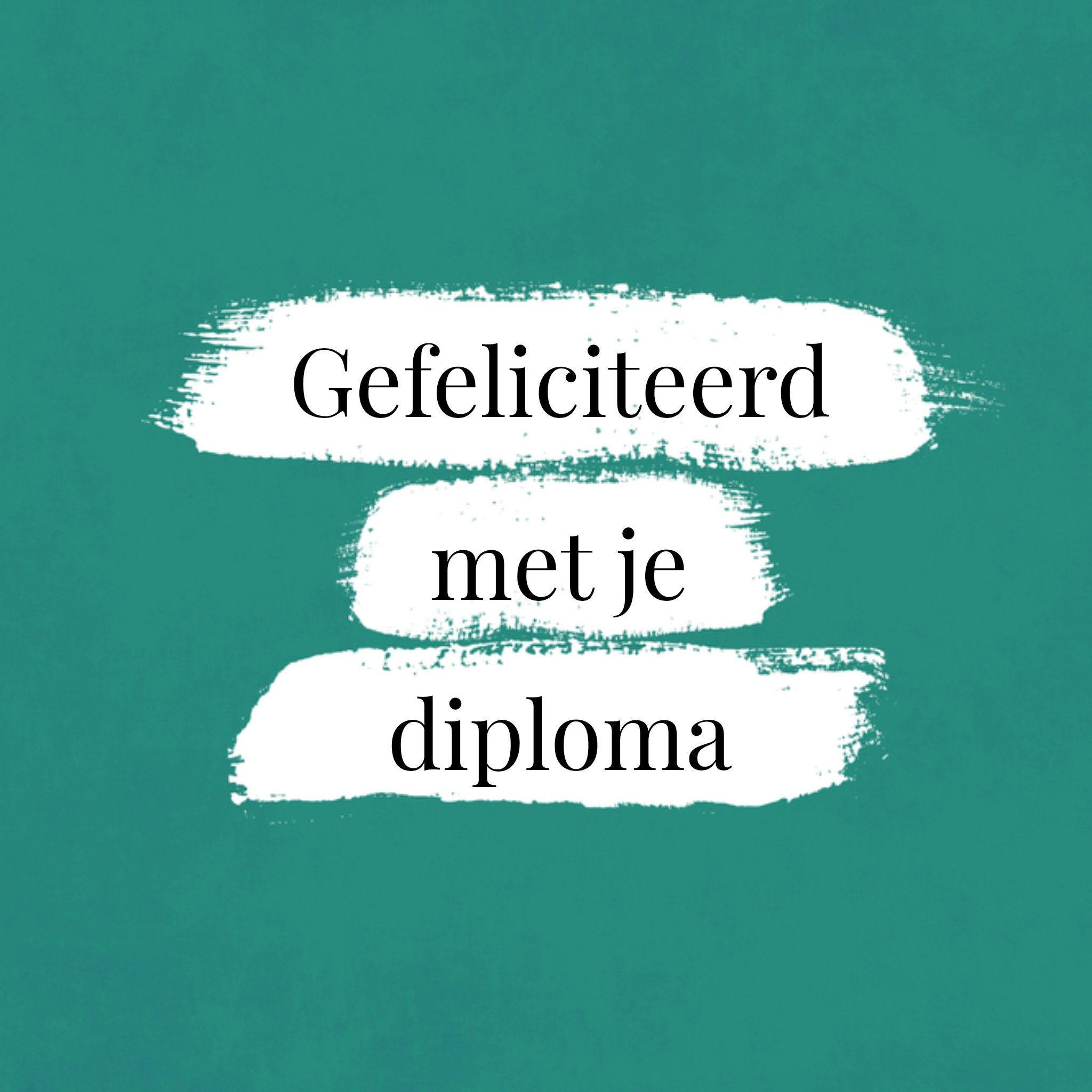 Greetz Geslaagd kaart gefeliciteerd Vierkant