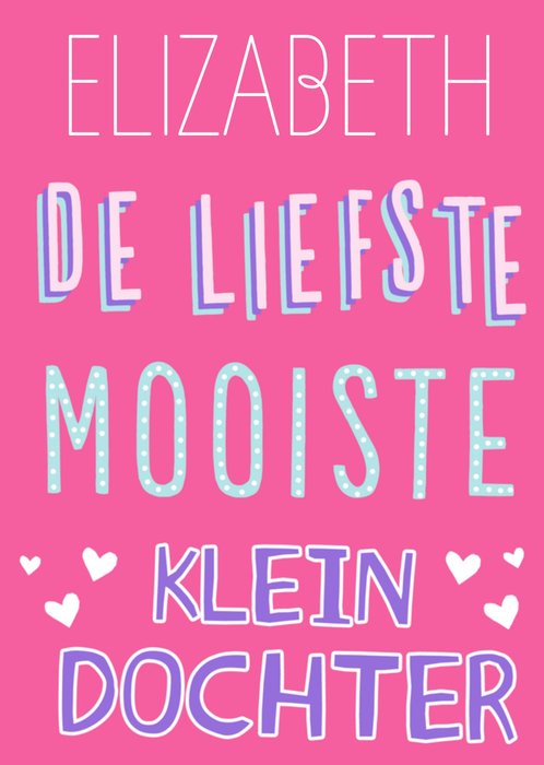Greetz | Verjaardag | Roze | Kleindochter
