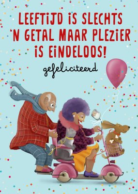 Patricia Hooning | Verjaardagskaart | Plezier is eindeloos