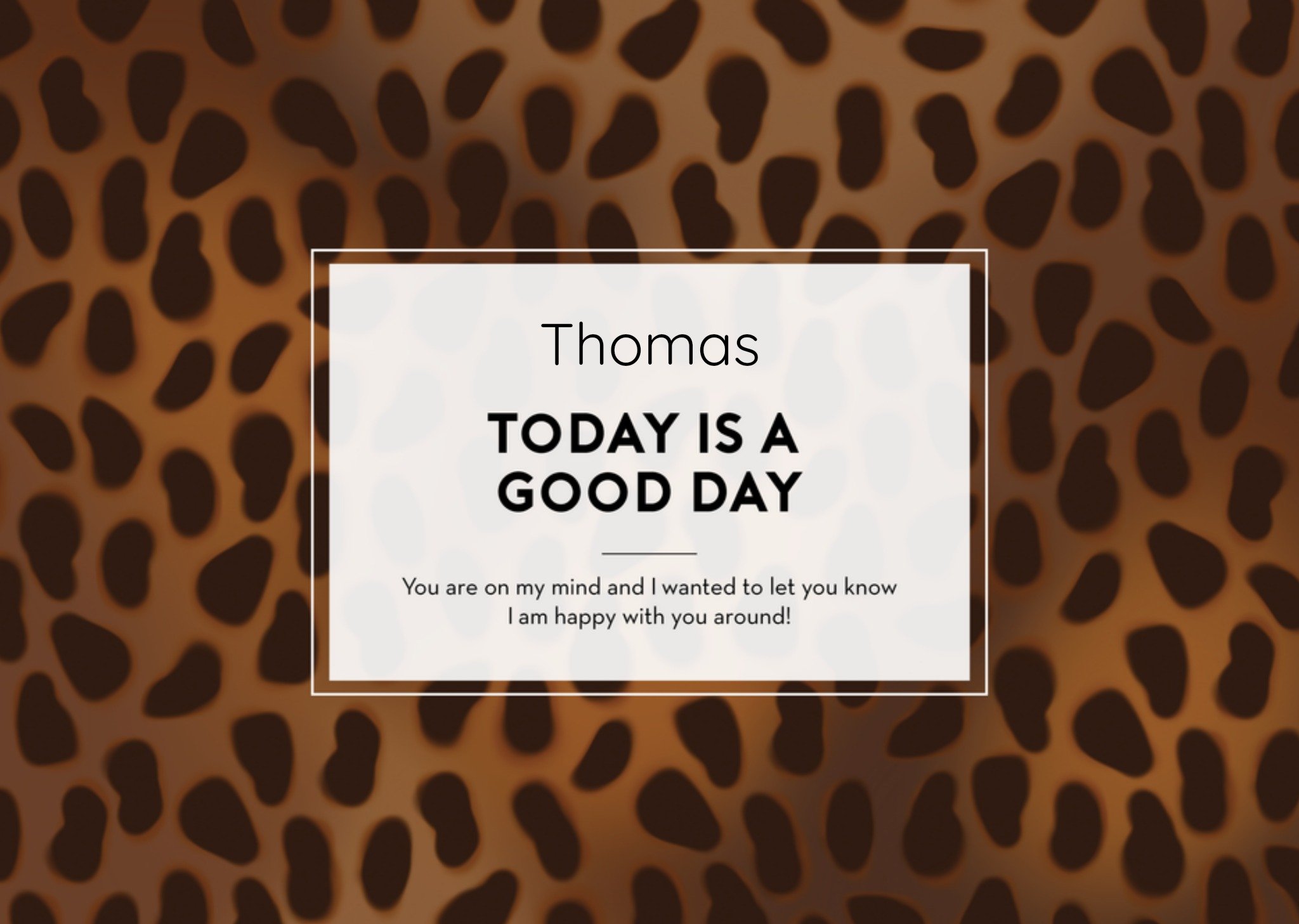 Zomaar kaart Today is a good day Kaart The Gift Label