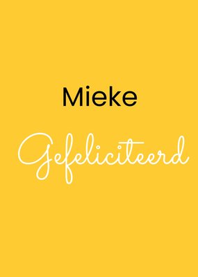 Greetz | Felicitatiekaart | met aanpasbare naam