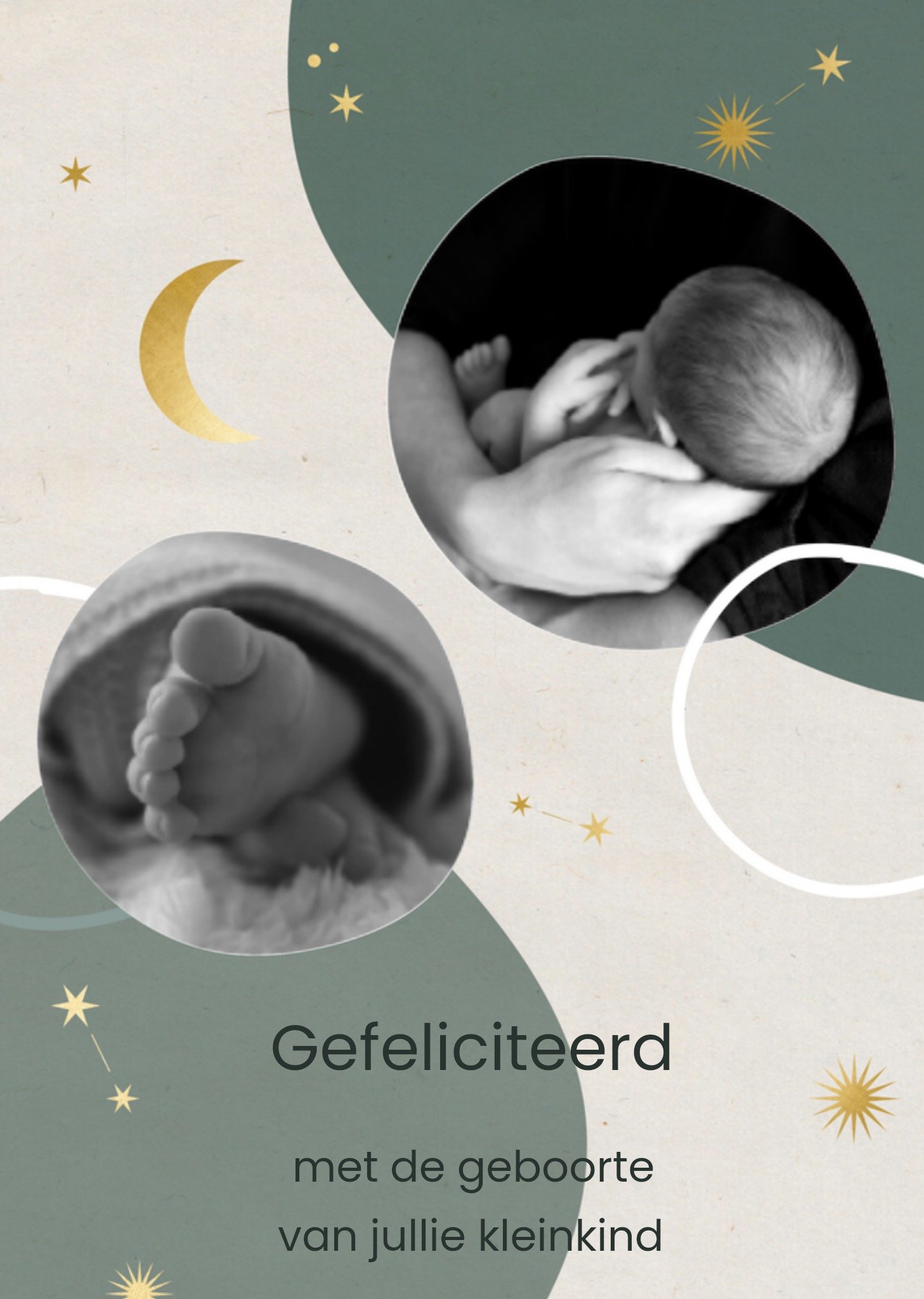 Greetz Geboortekaart Jullie kleinkind Standard Card
