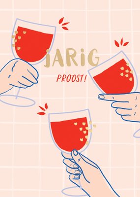 TMS | Verjaardagskaart | Jarig Proost